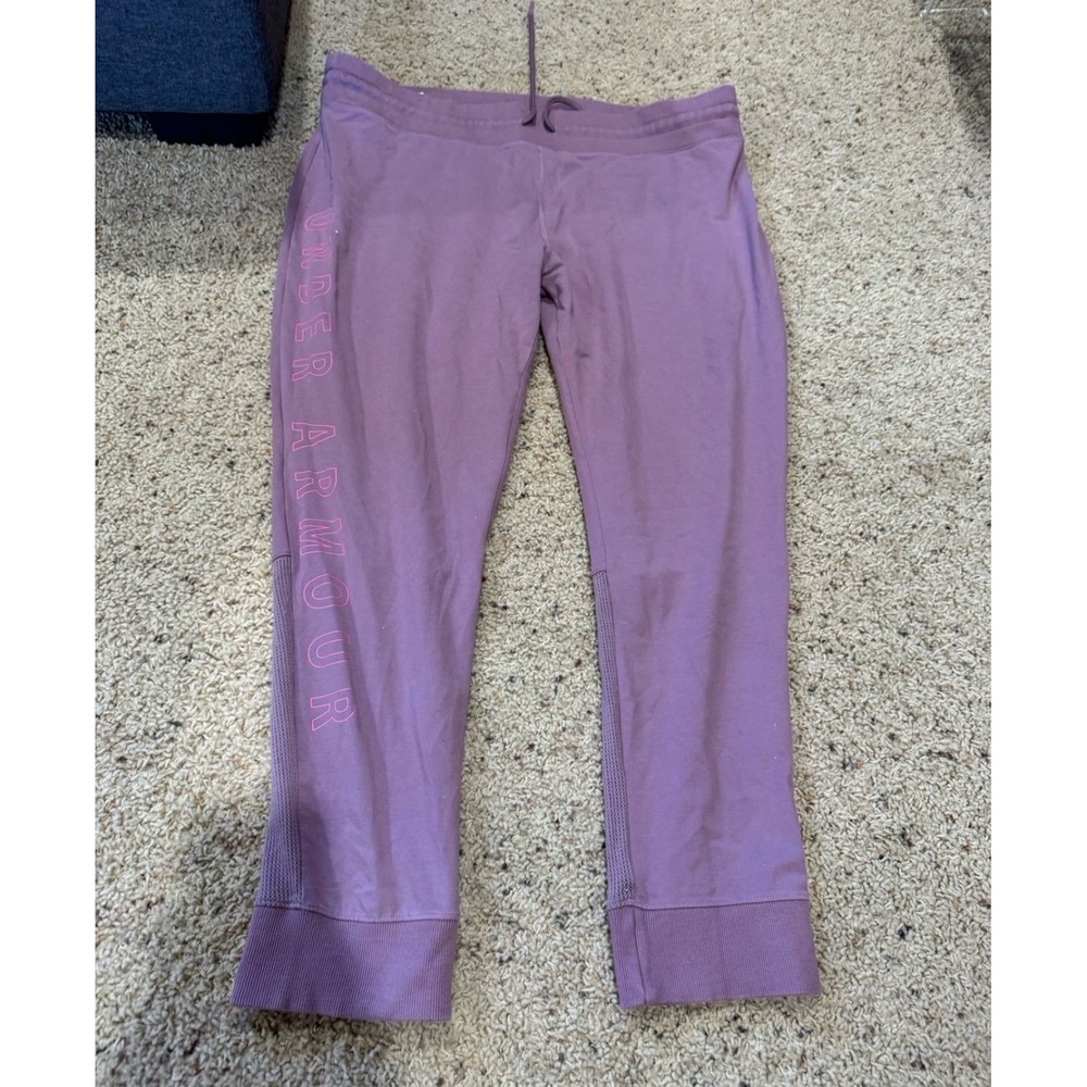 Under Armour women's 2XL purple sweatpants